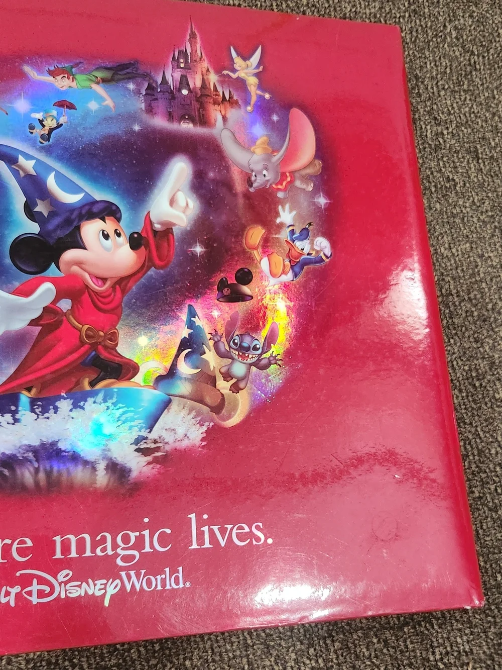 Disney Red Sorcerer Mickey Binder - Walt Disney World